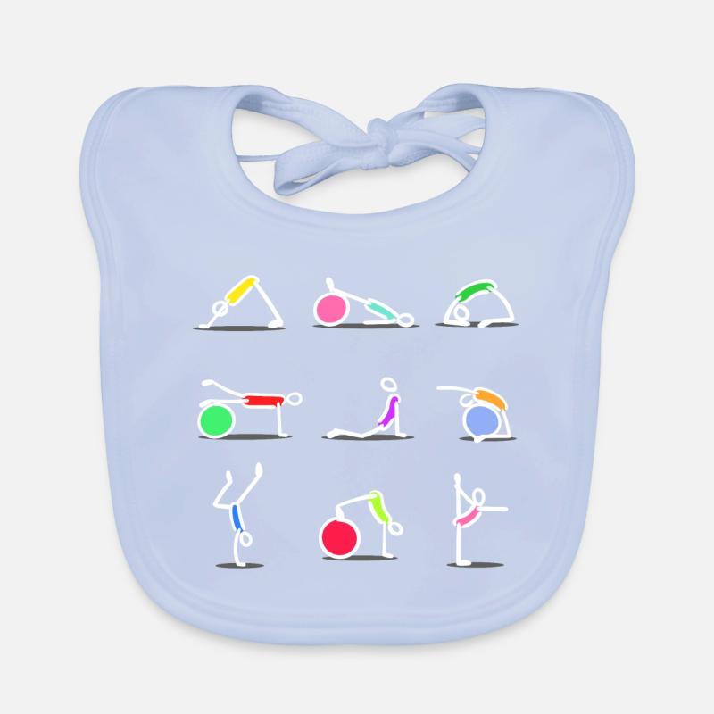 Entraînement de pilates Bavoir bio Bébé