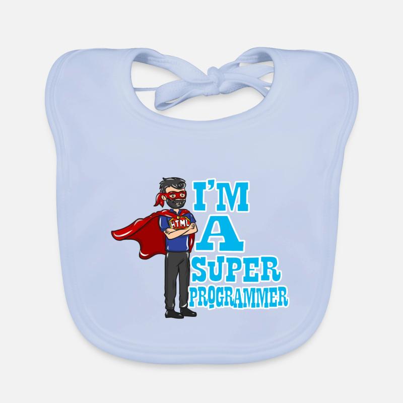 Programmeur cadeau informatique Bavoir bio Bébé