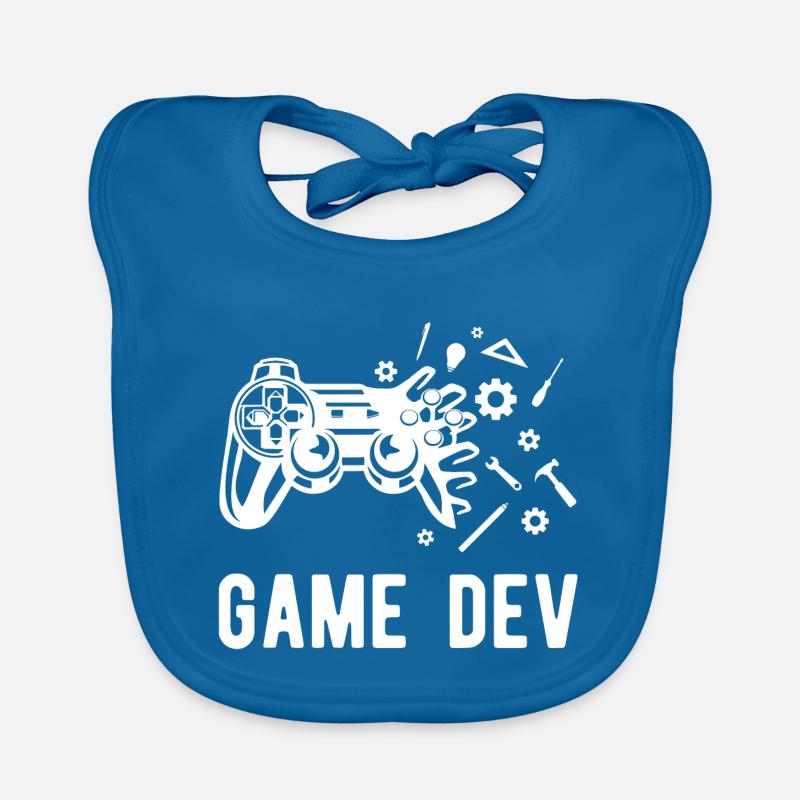 Game Dev Organic Baby Bibs