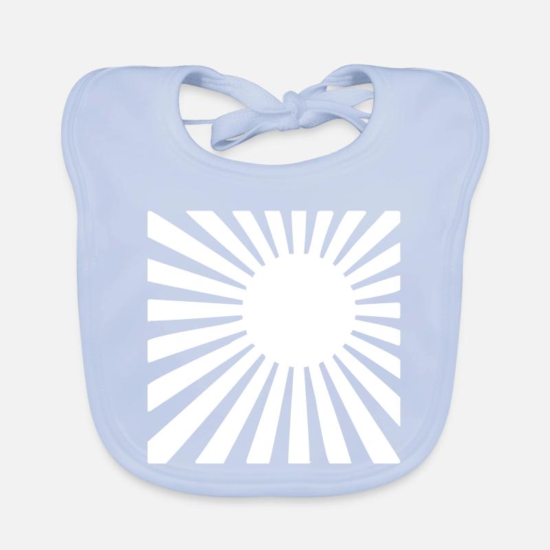 Le soleil levant Bavoir bio Bébé