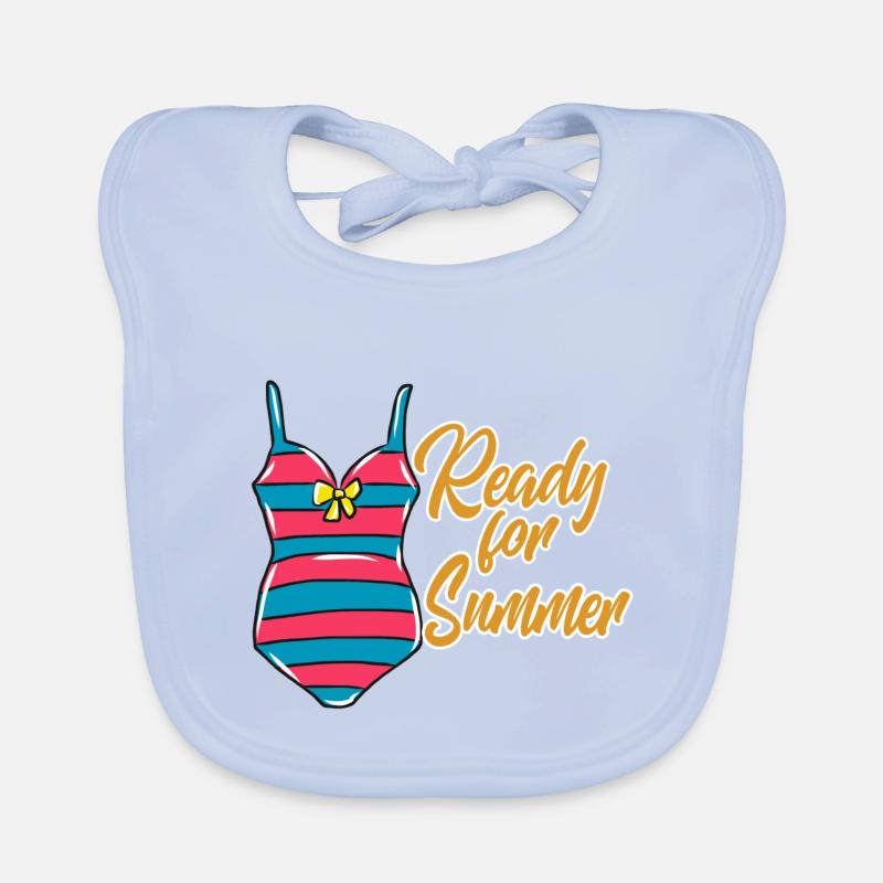 Sommer Bikini Baby Bio-Lätzchen
