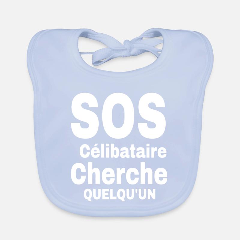 Zölibat Statement Design 2023 Baby Bio-Lätzchen