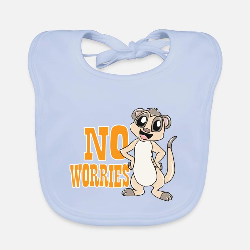 Erdmännchen Baby Bio-Lätzchen