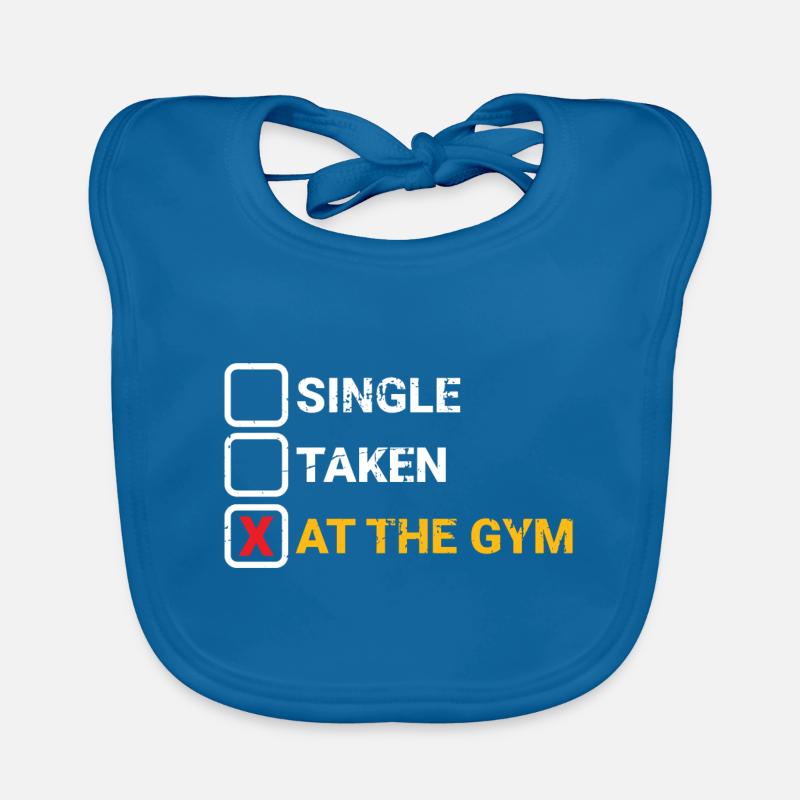 Single Taken Gym Baby Bio-Lätzchen