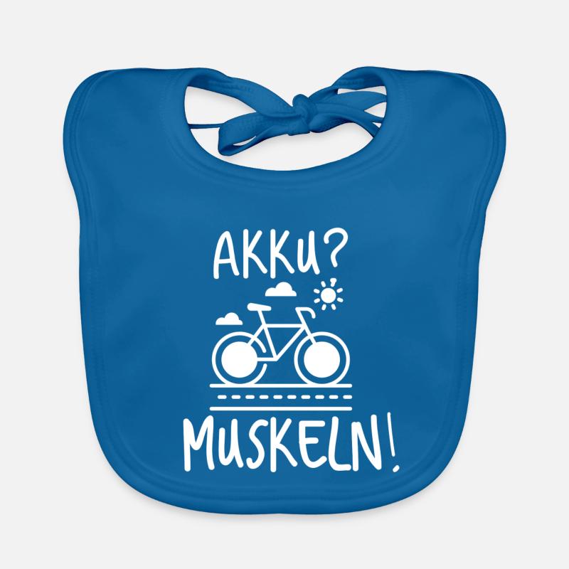 Bicycle cyclist E Bike Organic Baby Bibs