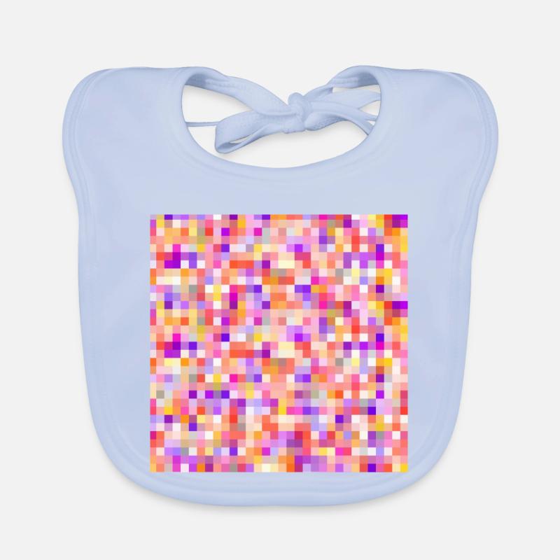 bunte Buttons colored buttons colored pins Organic Baby Bibs