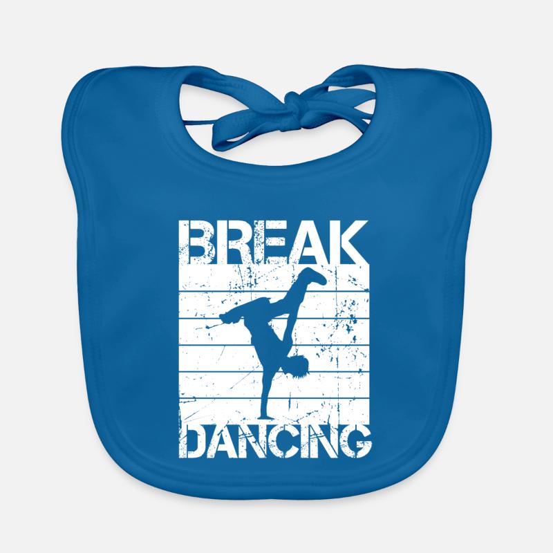 Breakdancing Baby Bio-Lätzchen
