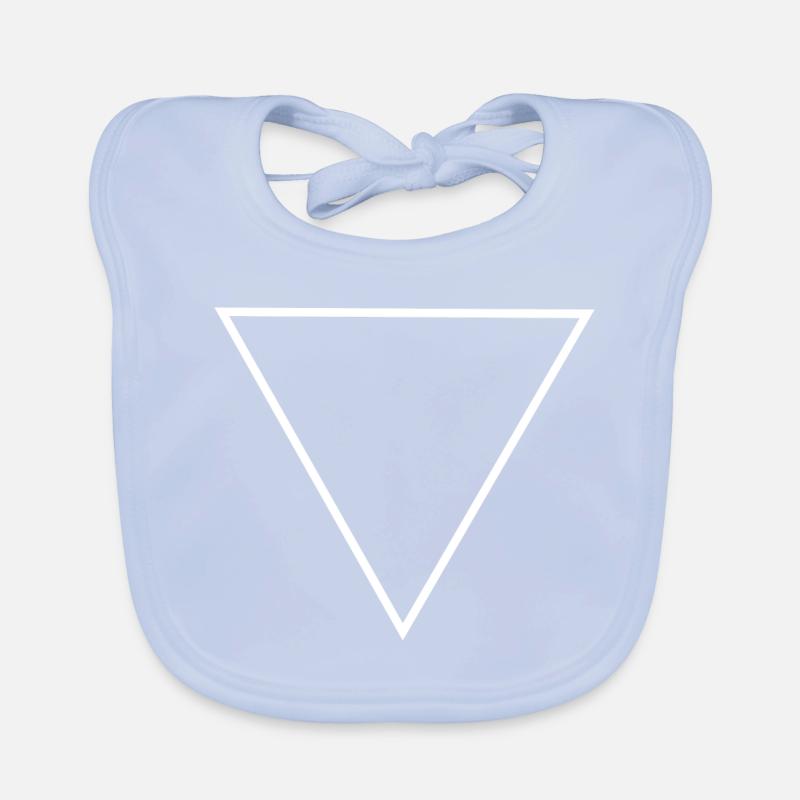 Motif triangle Organic Baby Bibs