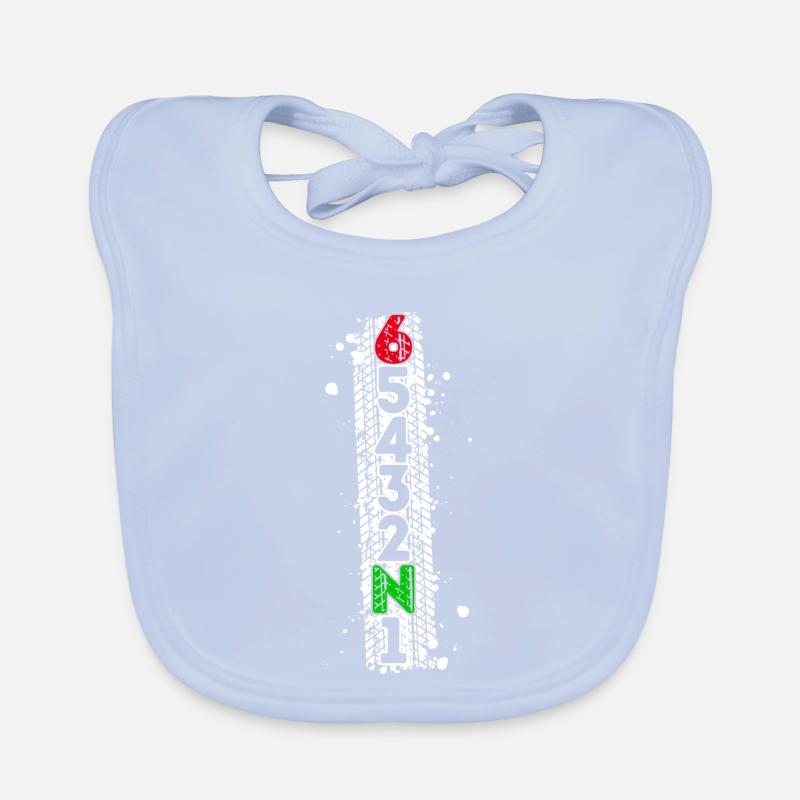 Gear shift motorcycle motorbikes biker machine Organic Baby Bibs