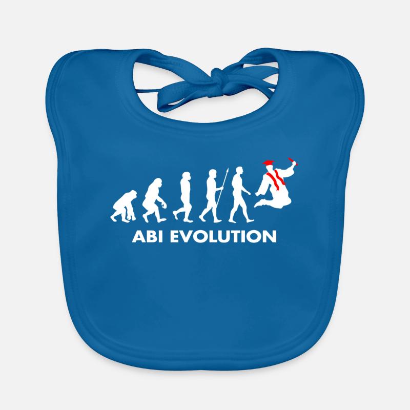 Abitur Abiturient Schulabschluss Evolution Abi Baby Bio-Lätzchen