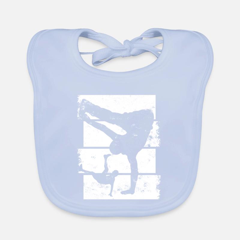 Breakdancer Baby Bio-Lätzchen