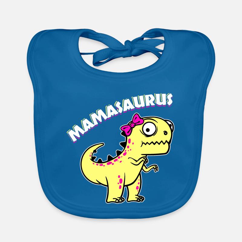 Mutter Supermama Beste Mutter Dinosaurier Lustig Baby Bio-Lätzchen