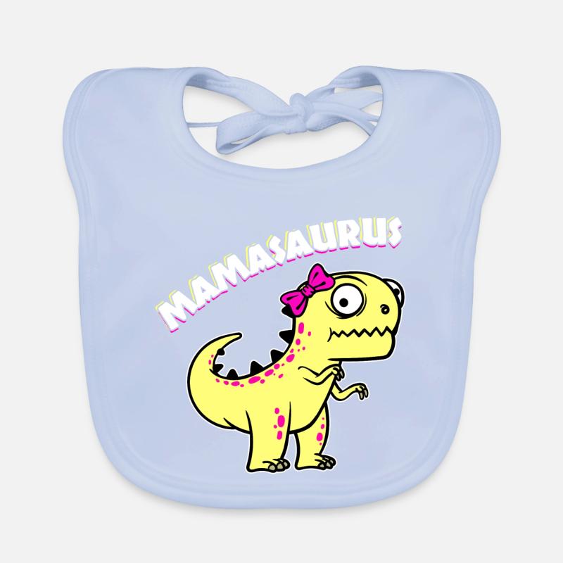 Mutter Supermama Beste Mutter Dinosaurier Lustig Baby Bio-Lätzchen