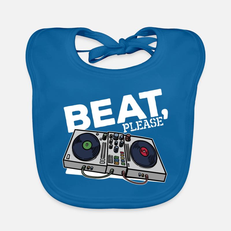 Beatbox Turntable MC DJ Deejay Scratchen Hip Hop Bavoir bio Bébé