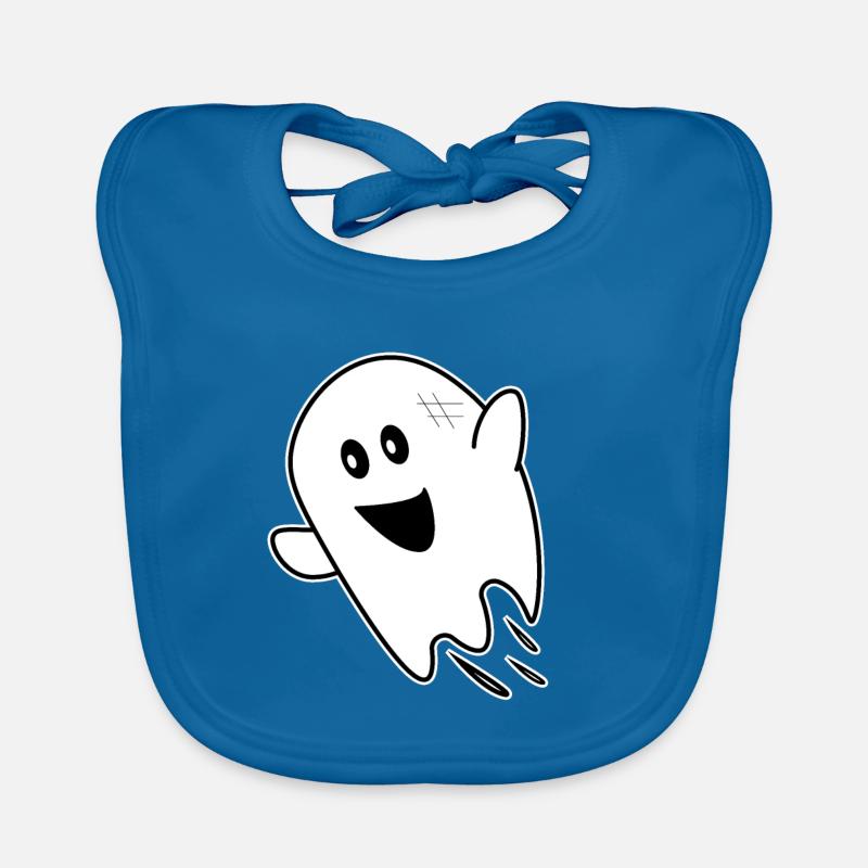 Geist Ghost Halloween Baby Bio-Lätzchen