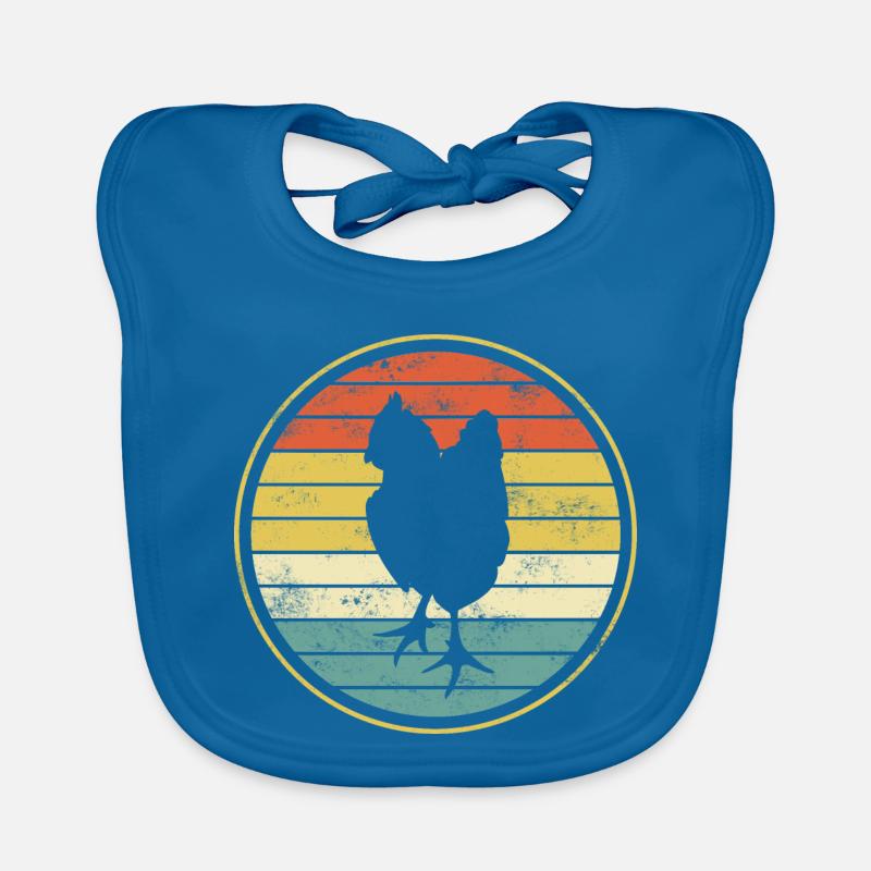 Chicken chickens Organic Baby Bibs