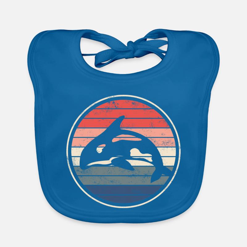 Orca Wal Baby Bio-Lätzchen