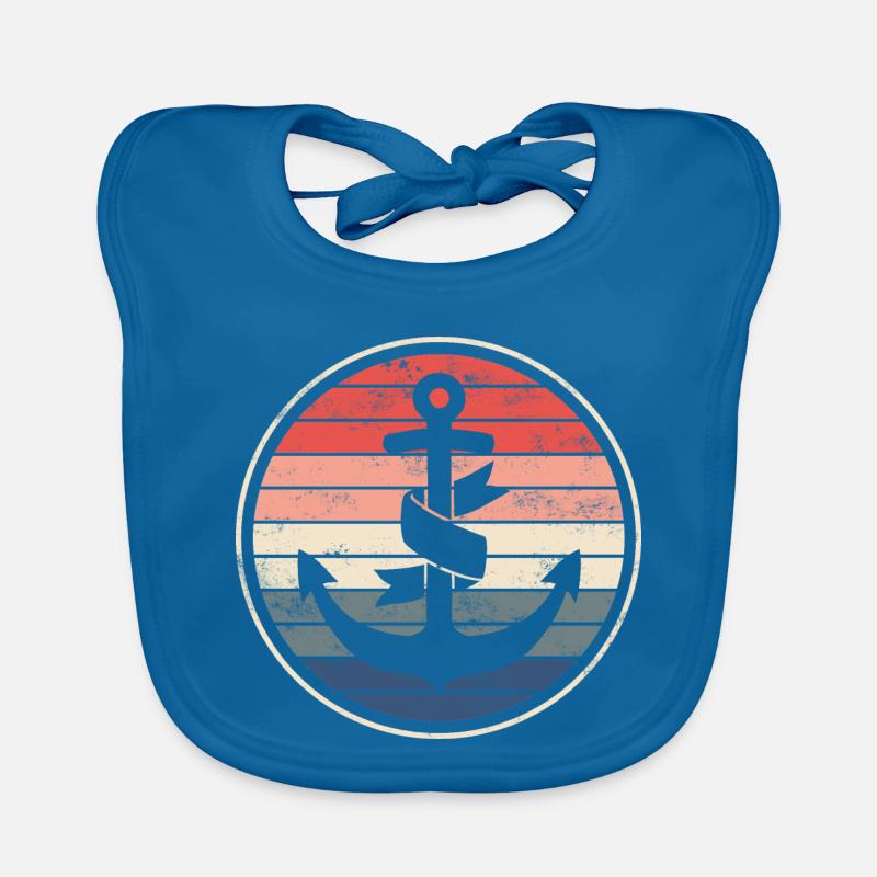 Ship Boat Captain Organic Baby Bibs