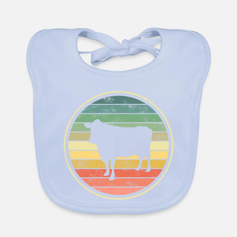 Cow cows Organic Baby Bibs