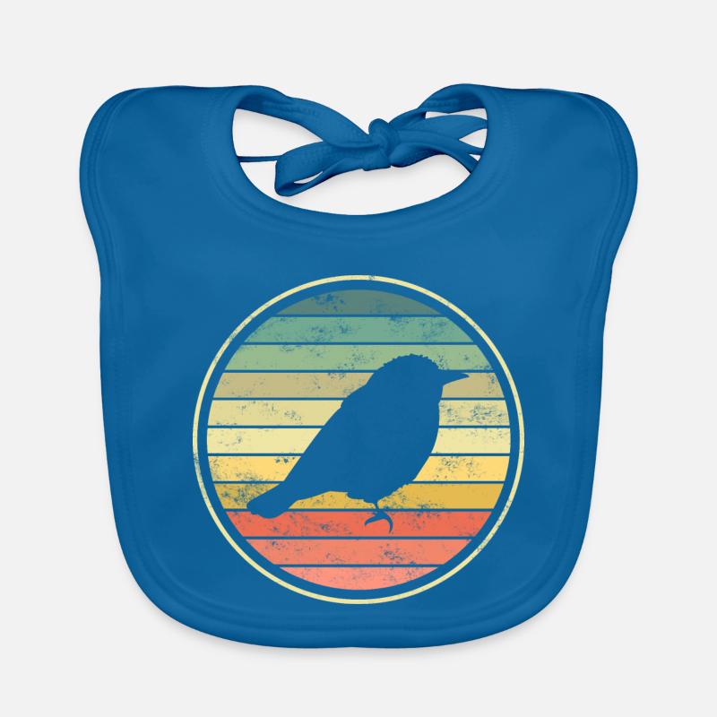 oiseaux oiseaux Bavoir bio Bébé