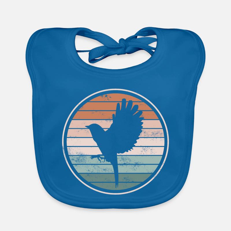Oiseaux Oiseaux Bavoir bio Bébé