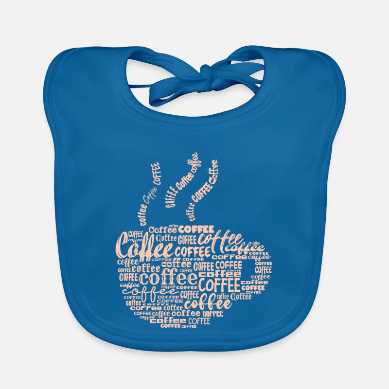 Coffee lovers Coffee saying coffee drinker Organic Baby Bibs
