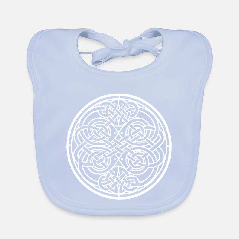 Celtic Knot Organic Baby Bibs