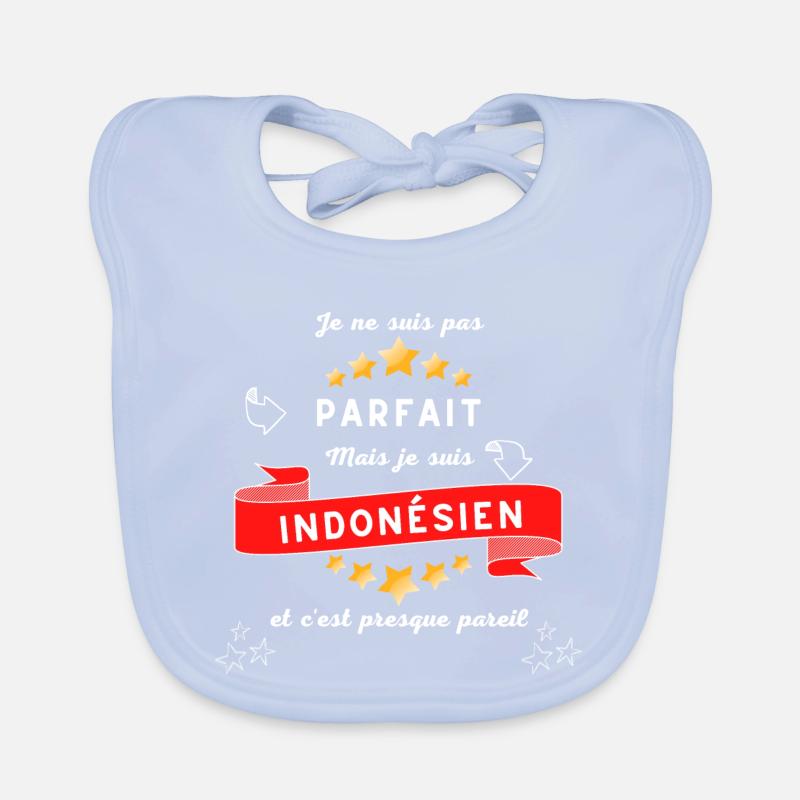 Ich bin nicht perfekt, aber ich bin Indonesier Baby Bio-Lätzchen