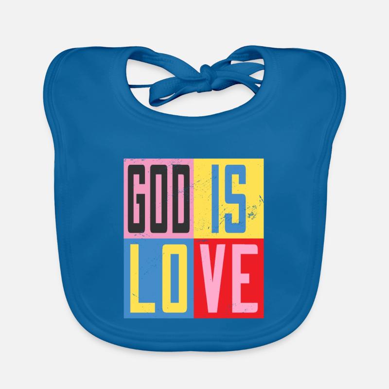 God is love Organic Baby Bibs