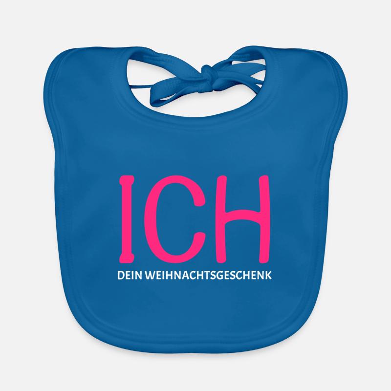 Ich Dein Weihnachtsgeschenk Baby Bio-Lätzchen