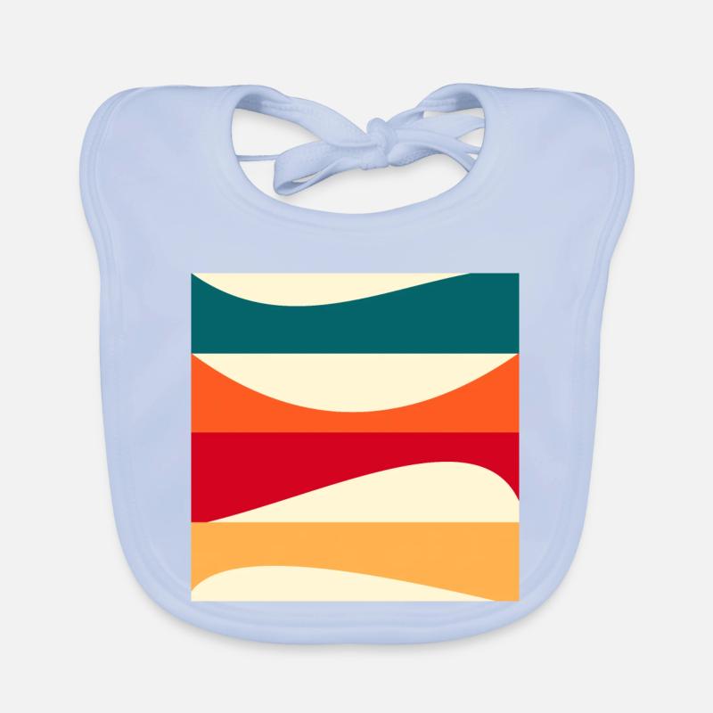 Constructivism - MODERN ART - BACKGROUND Organic Baby Bibs