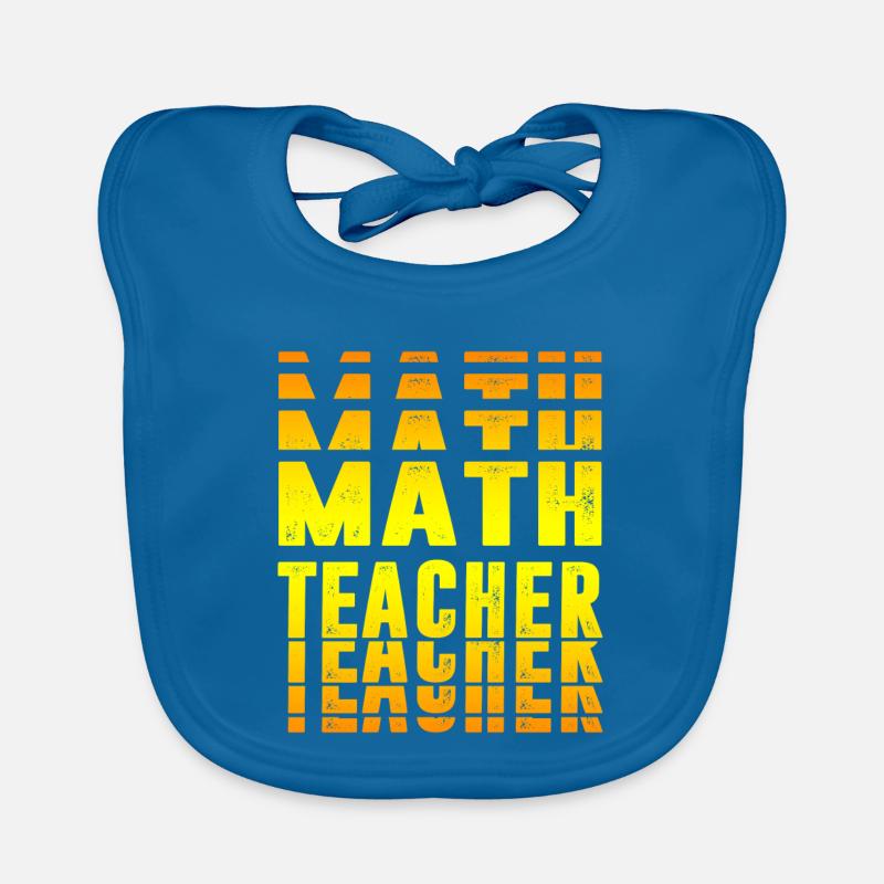 Mathelehrer Design Baby Bio-Lätzchen