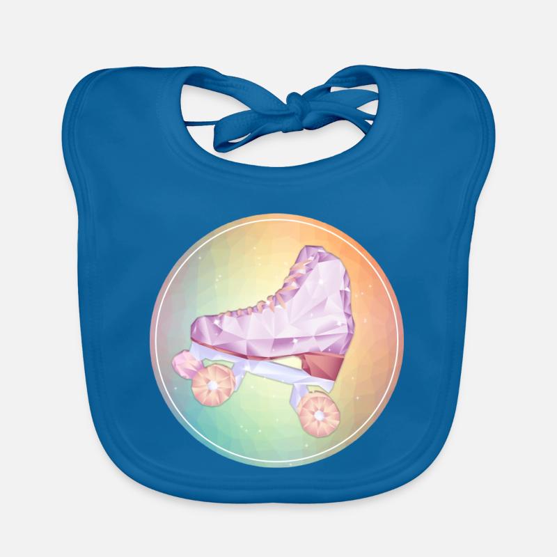 Disco roller skating Organic Baby Bibs