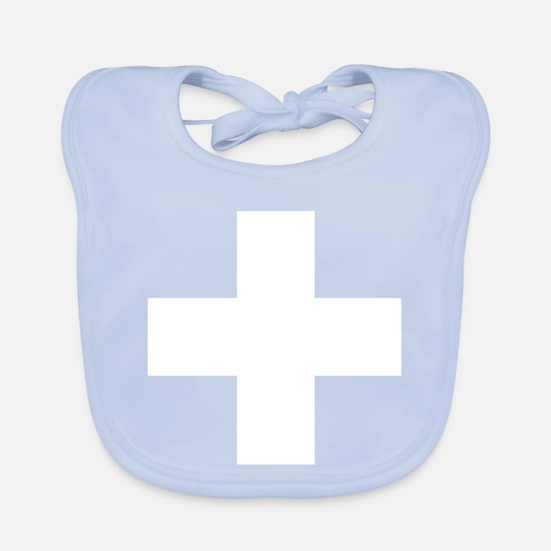 Schweizerkreuz Baby Bio-Lätzchen