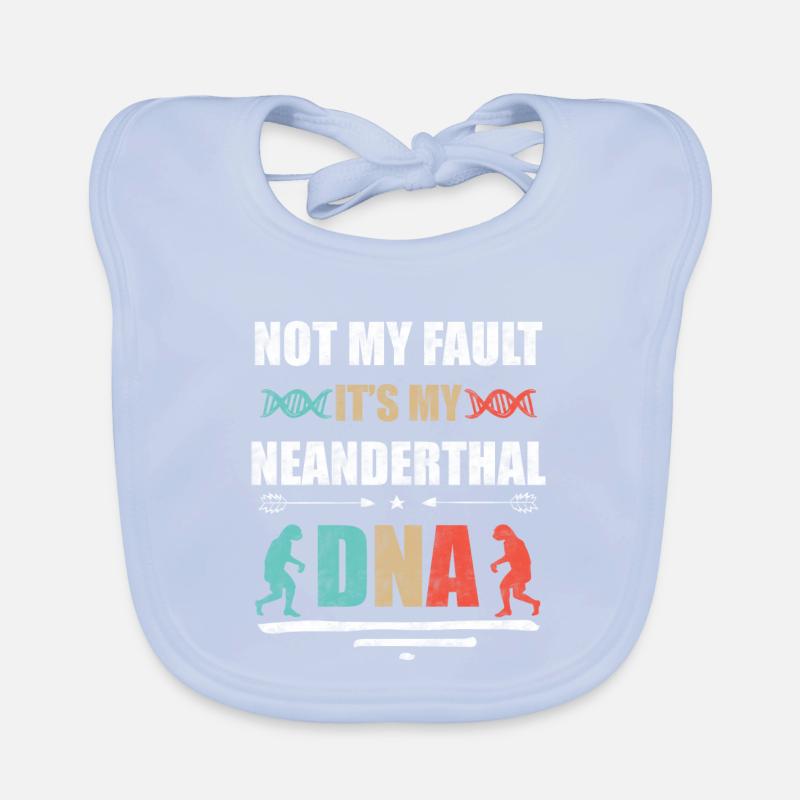 Est-ce que mon ADN de Néandertal Bavoir bio Bébé