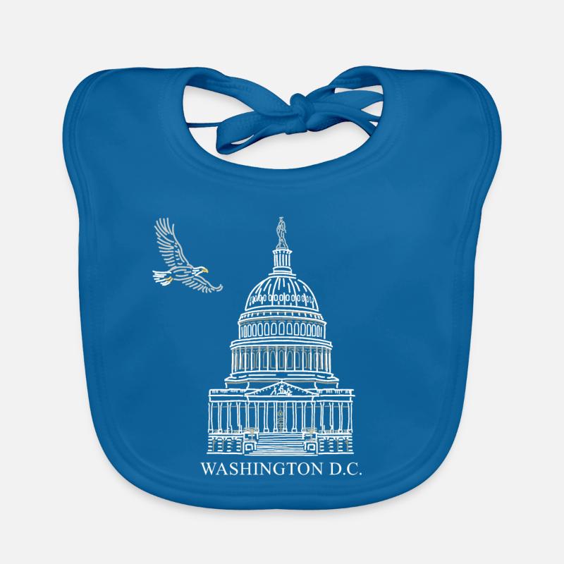 Washington D.C., Capitol Structure, Bald Eagle Organic Baby Bibs