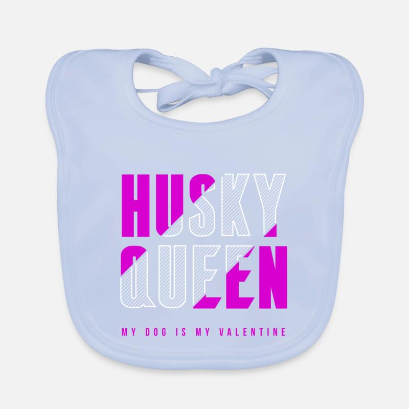Husky Königin Baby Bio-Lätzchen