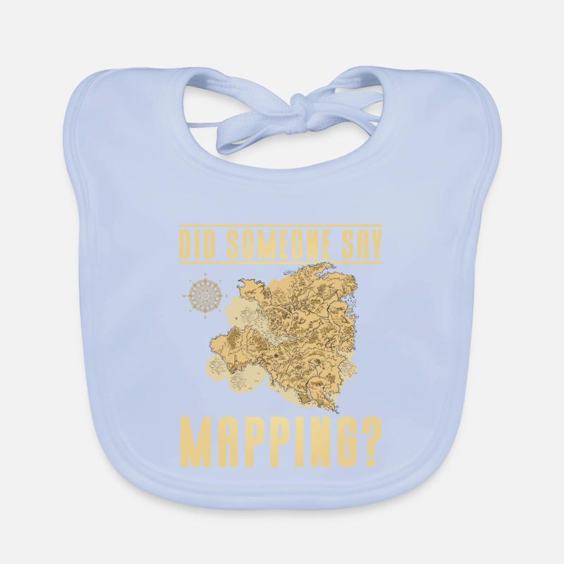 Conception cartographique Bavoir bio Bébé
