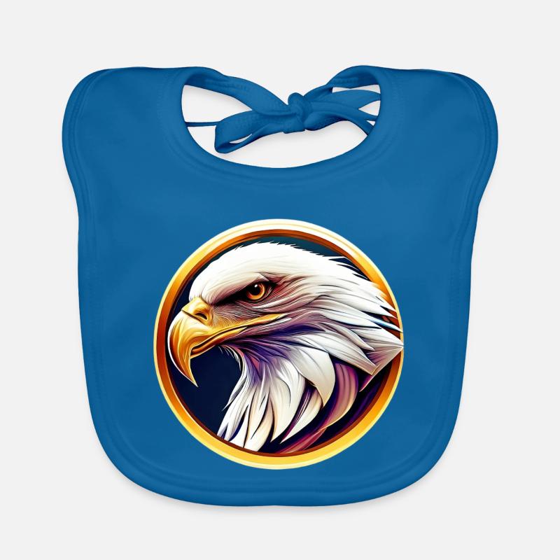 Bald eagle Organic Baby Bibs