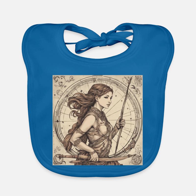 Zodiac Sagittarius Baby Bio-Lätzchen