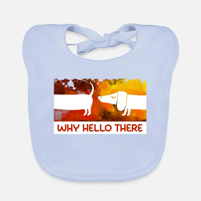 Animals Statement Pets Cuddly Toy Dog Organic Baby Bibs