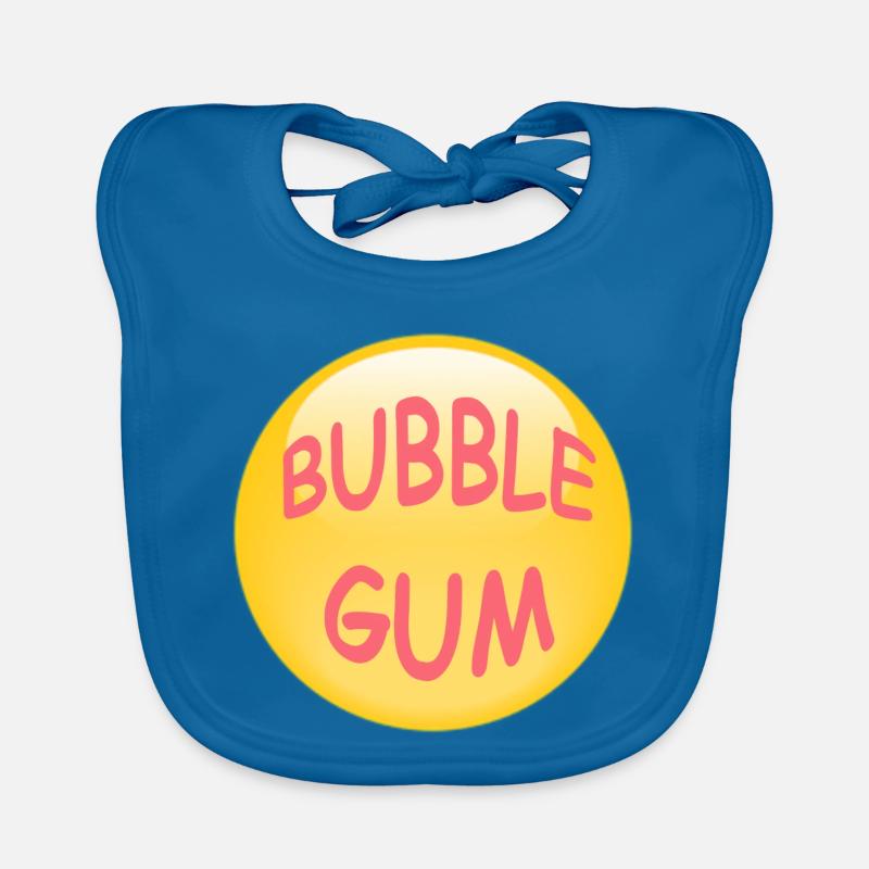 bubble gum Organic Baby Bibs