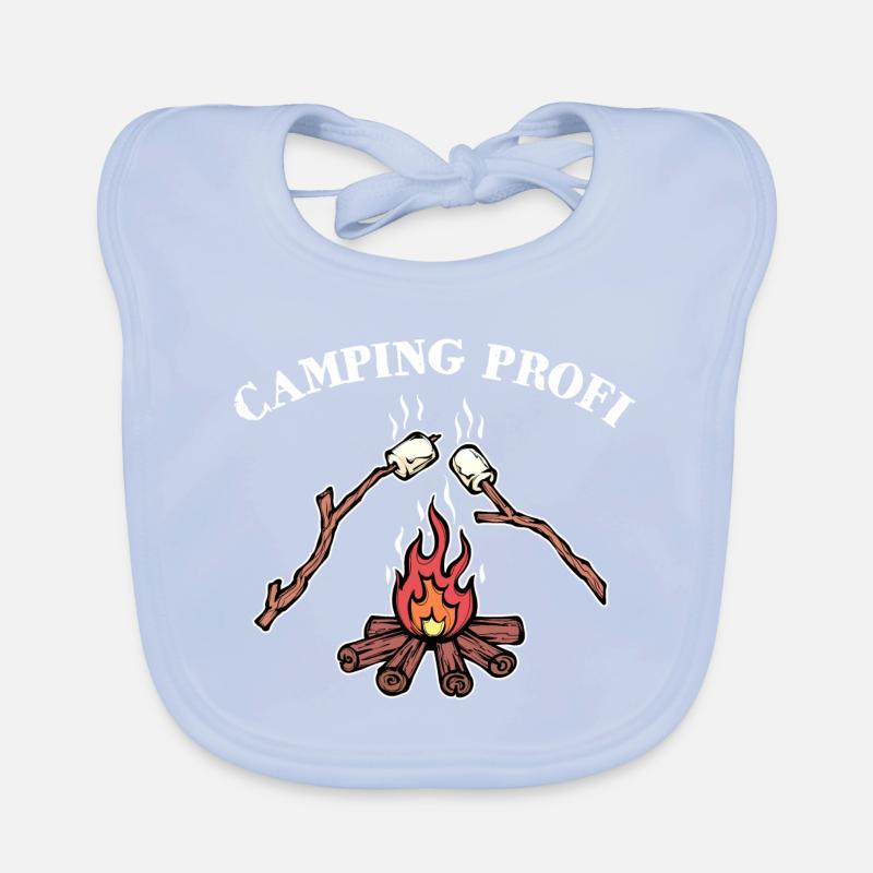 Déclaration de feu de camp de camping Randonneur de camping Bavoir bio Bébé
