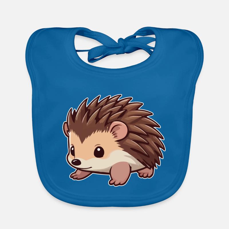 Mignon animal hérisson Bavoir bio Bébé