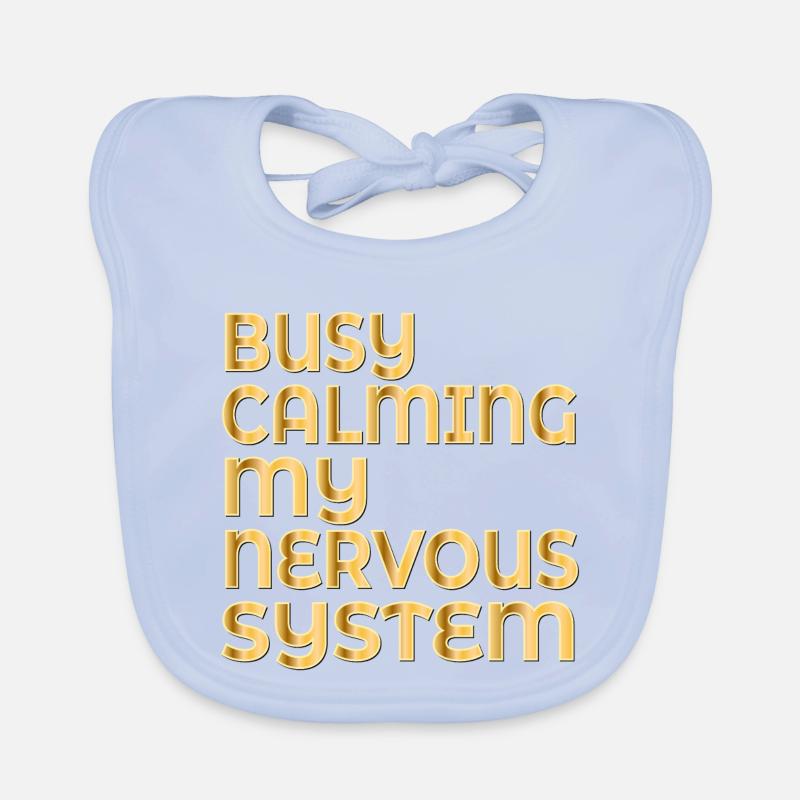 CALMER MON SYSTÈME NERVEUX Bavoir bio Bébé