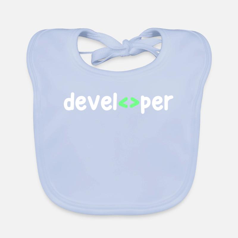 Developer Code Scripting Debug Informatik Geek Organic Baby Bibs