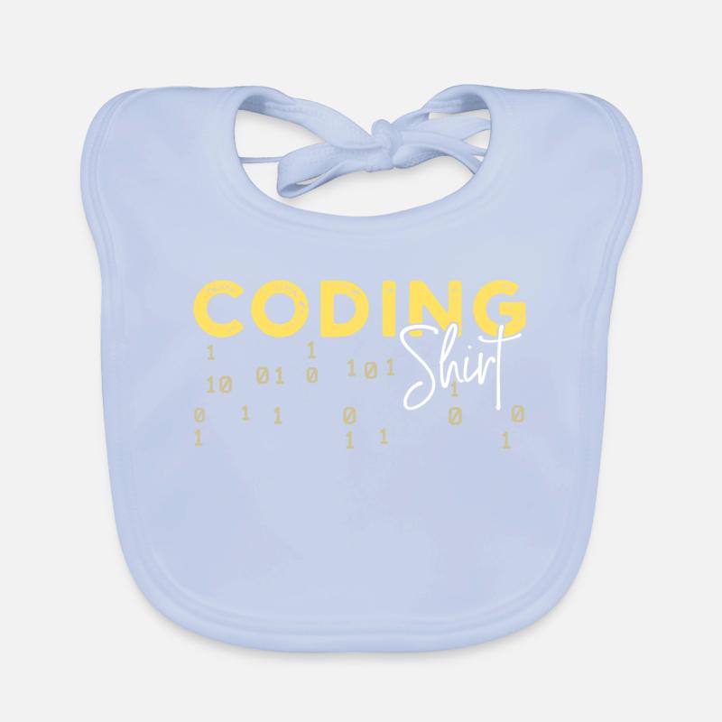 Coden Statement Developer Programmierer Skripting Baby Bio-Lätzchen
