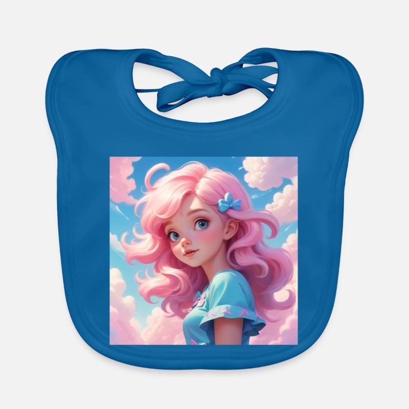 Fille Bavoir bio Bébé