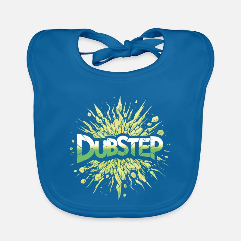 Dubstep Explosion Organic Baby Bibs