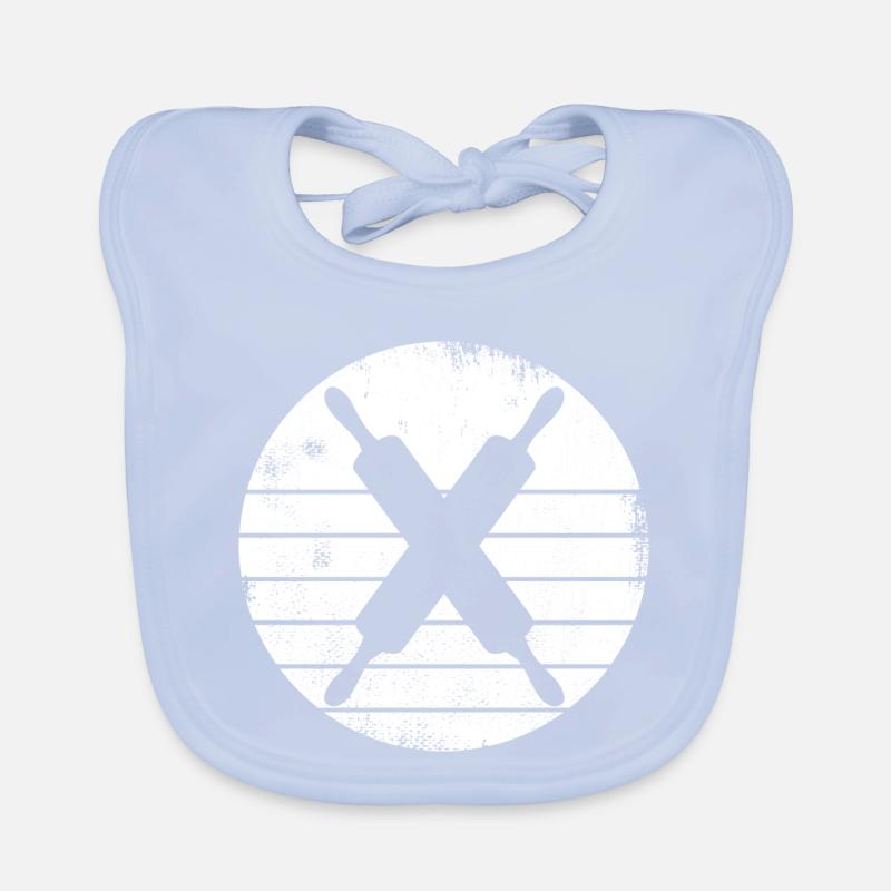 Rolling pin Organic Baby Bibs